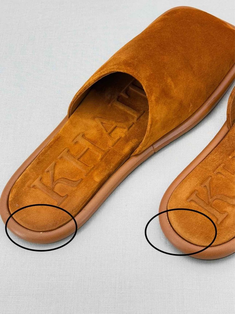 Pre - loved KHATIE Tan Size EU 39 Slide Mules at Reems Closet