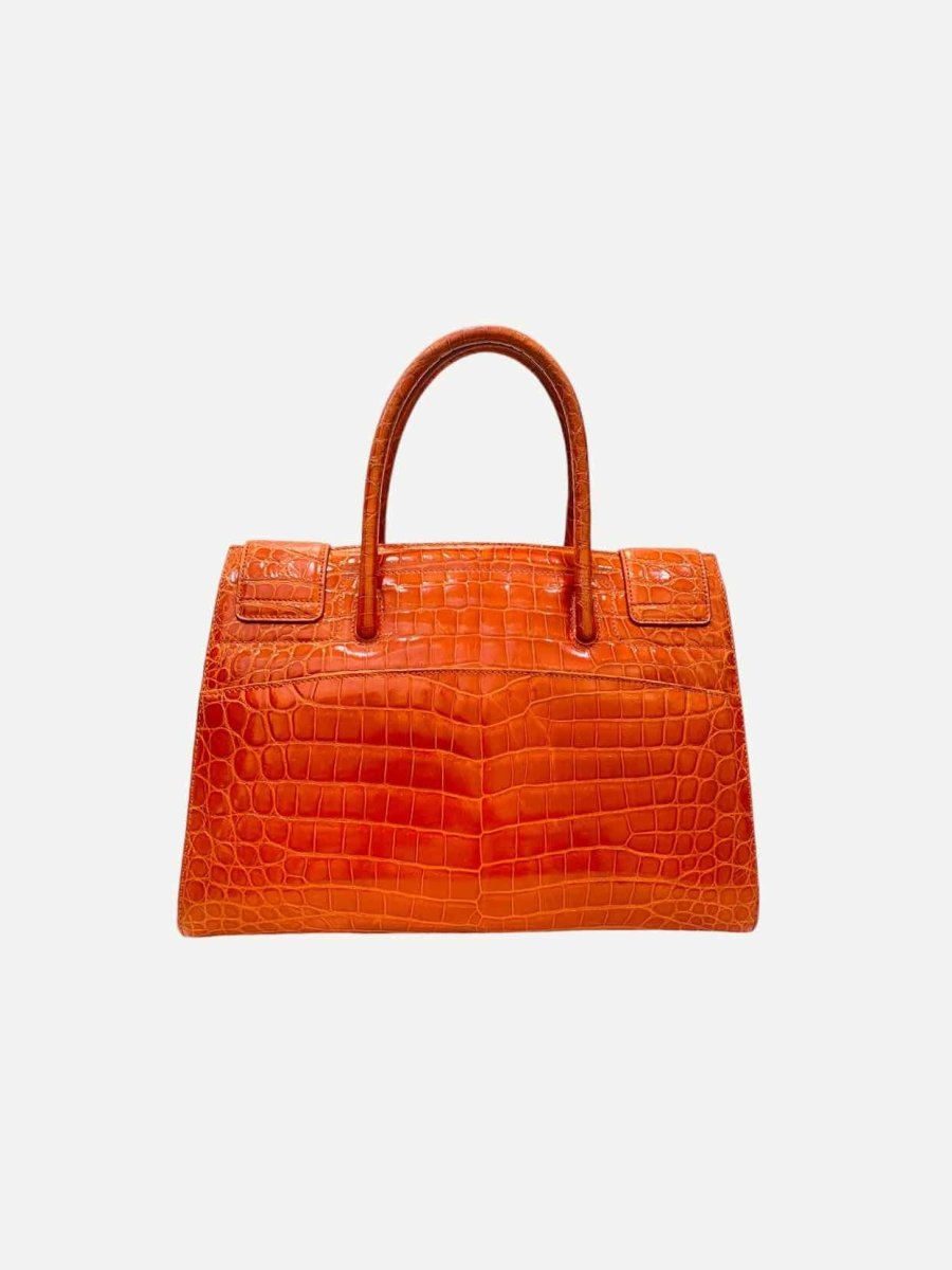 Pre - loved KWANPEN Sakura Orange Top Handle at Reems Closet