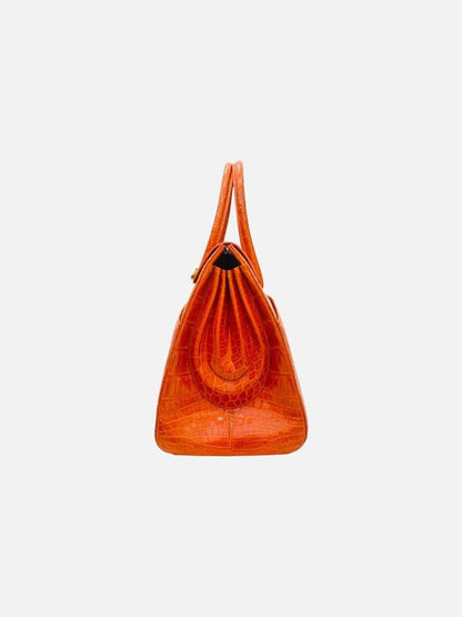 Pre - loved KWANPEN Sakura Orange Top Handle at Reems Closet