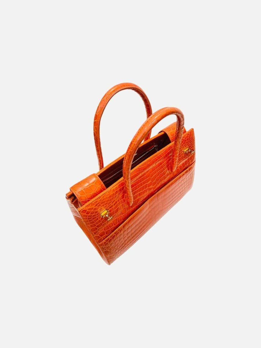 Pre - loved KWANPEN Sakura Orange Top Handle at Reems Closet