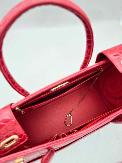Pre-loved KWANPEN Sakura Red Top Handle at Reems Closet