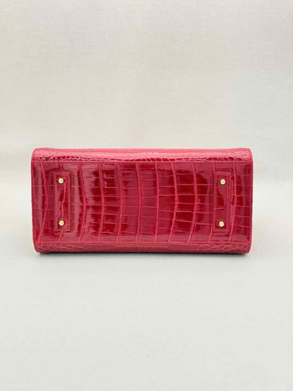 Pre-loved KWANPEN Sakura Red Top Handle at Reems Closet