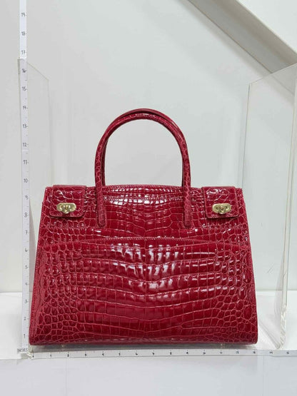 Pre-loved KWANPEN Sakura Red Top Handle at Reems Closet