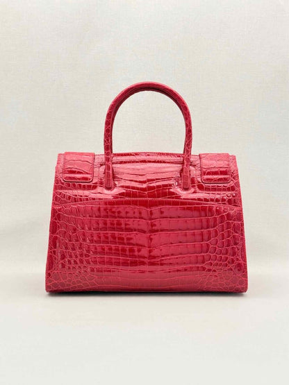 Pre-loved KWANPEN Sakura Red Top Handle at Reems Closet