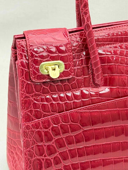 Pre-loved KWANPEN Sakura Red Top Handle at Reems Closet