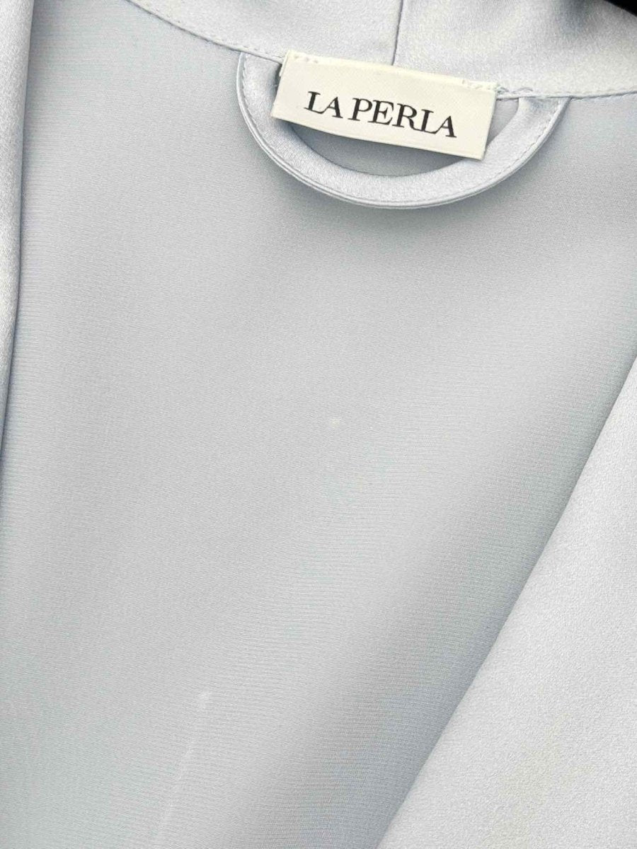 Pre-loved LA PERLA Light Blue Size US 6 Robe at Reems Closet