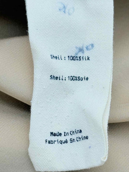 Pre - loved L'AGENCE Beige Size Large Shirt at Reems Closet