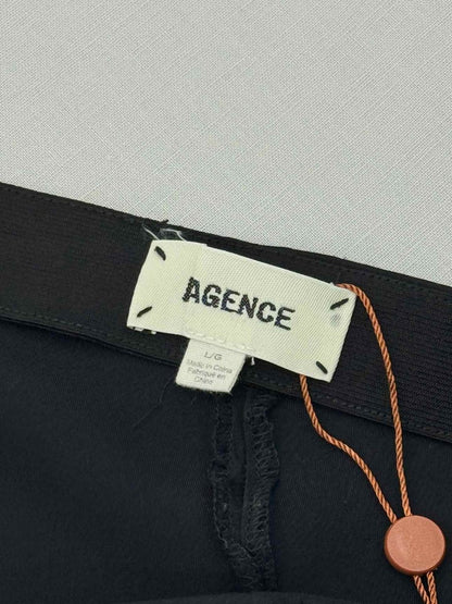 Pre - loved L'AGENCE Black Size Large Midi Skirt at Reems Closet