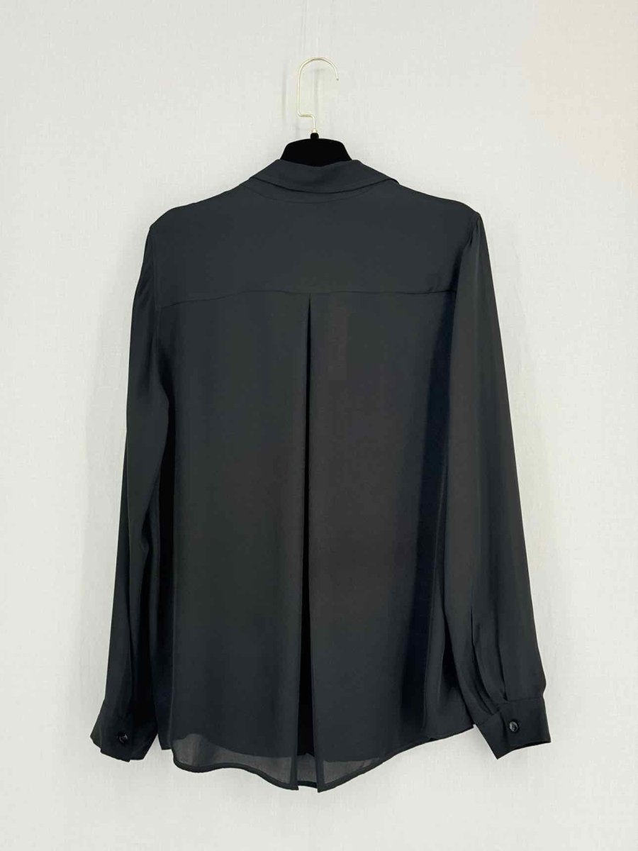Pre - loved L'AGENCE Black Size Large Shirt at Reems Closet