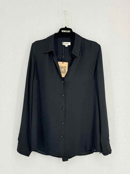 Pre - loved L'AGENCE Black Size Large Shirt at Reems Closet