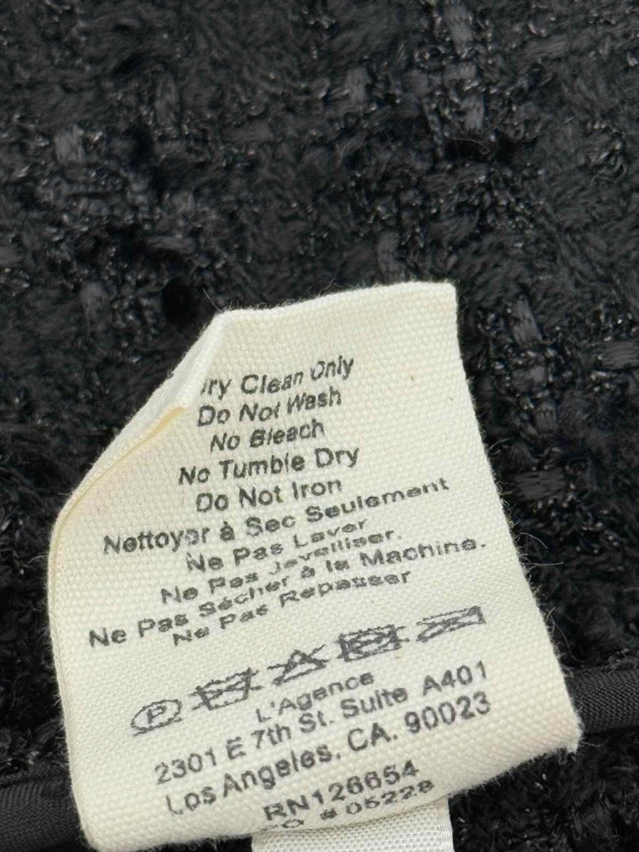 Pre - loved L'AGENCE Black Size US 10 Coat at Reems Closet