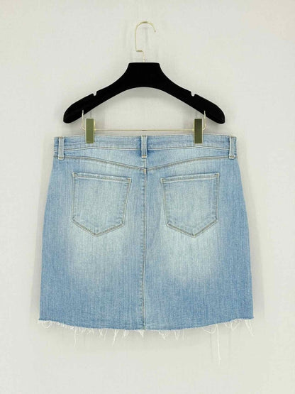 Pre - loved L'AGENCE Bleu Jean Size 31 Mini Skirt at Reems Closet