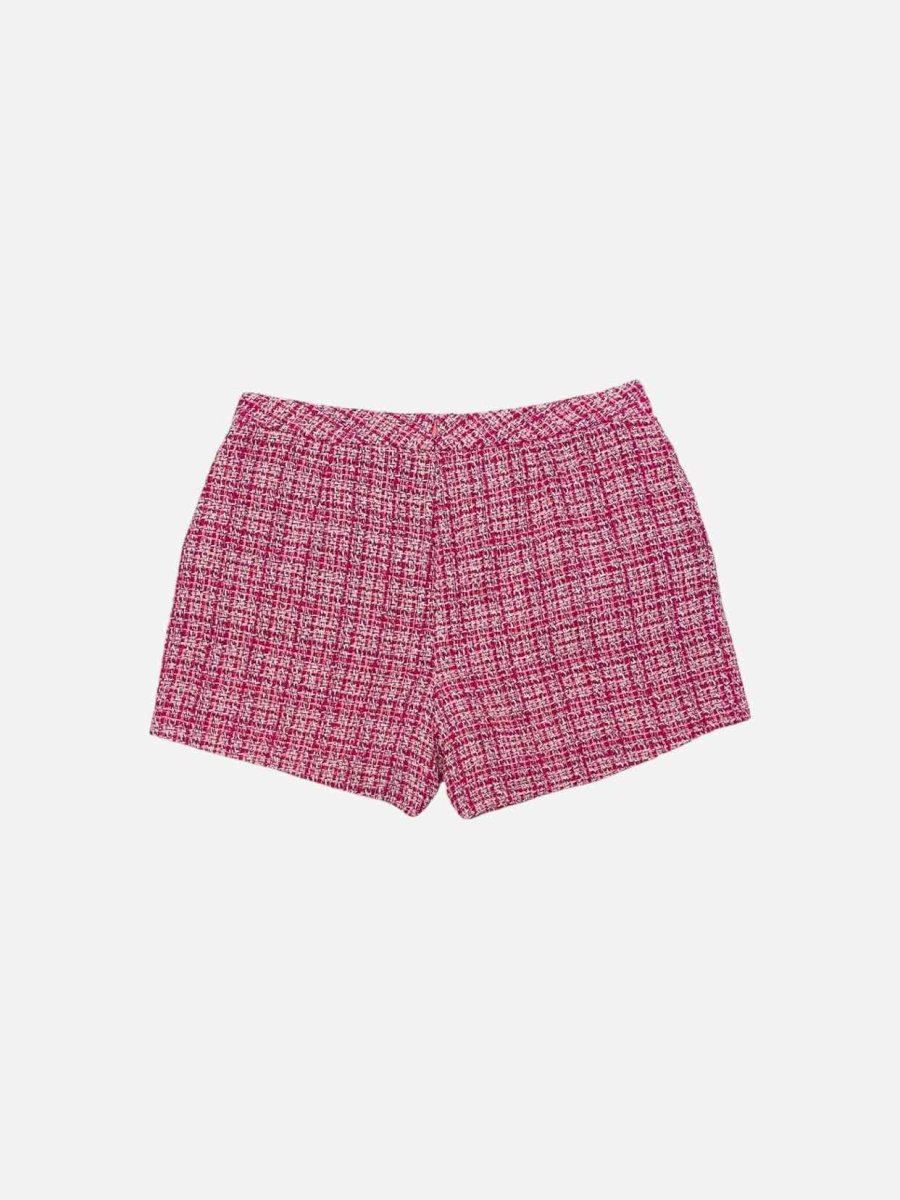 Pre - loved L'AGENCE Boucle Pink Shorts Large at Reems Closet