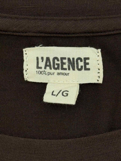 Pre - loved L'AGENCE Brown Size Large T-shirt at Reems Closet
