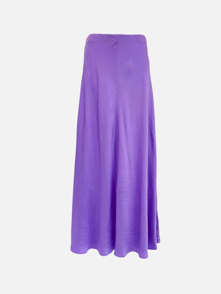 Pre - loved L'AGENCE Front Tie Purple Top & Skirt Outfit at Reems Closet