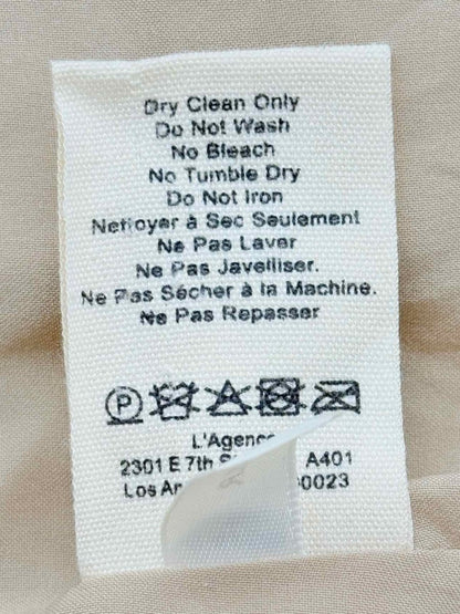 Pre - loved L'AGENCE Gold Tweed Size US 10 Jacket at Reems Closet