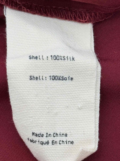 Pre - loved L'AGENCE Maroon Size Large Top at Reems Closet