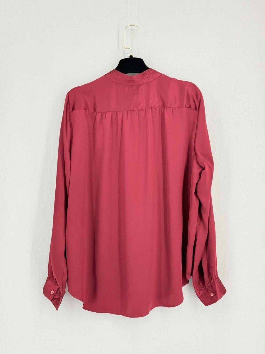 Pre - loved L'AGENCE Maroon Size Large Top at Reems Closet