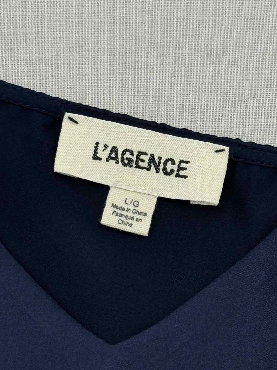 Pre - loved L'AGENCE Navy Blue Size Large Camisole at Reems Closet