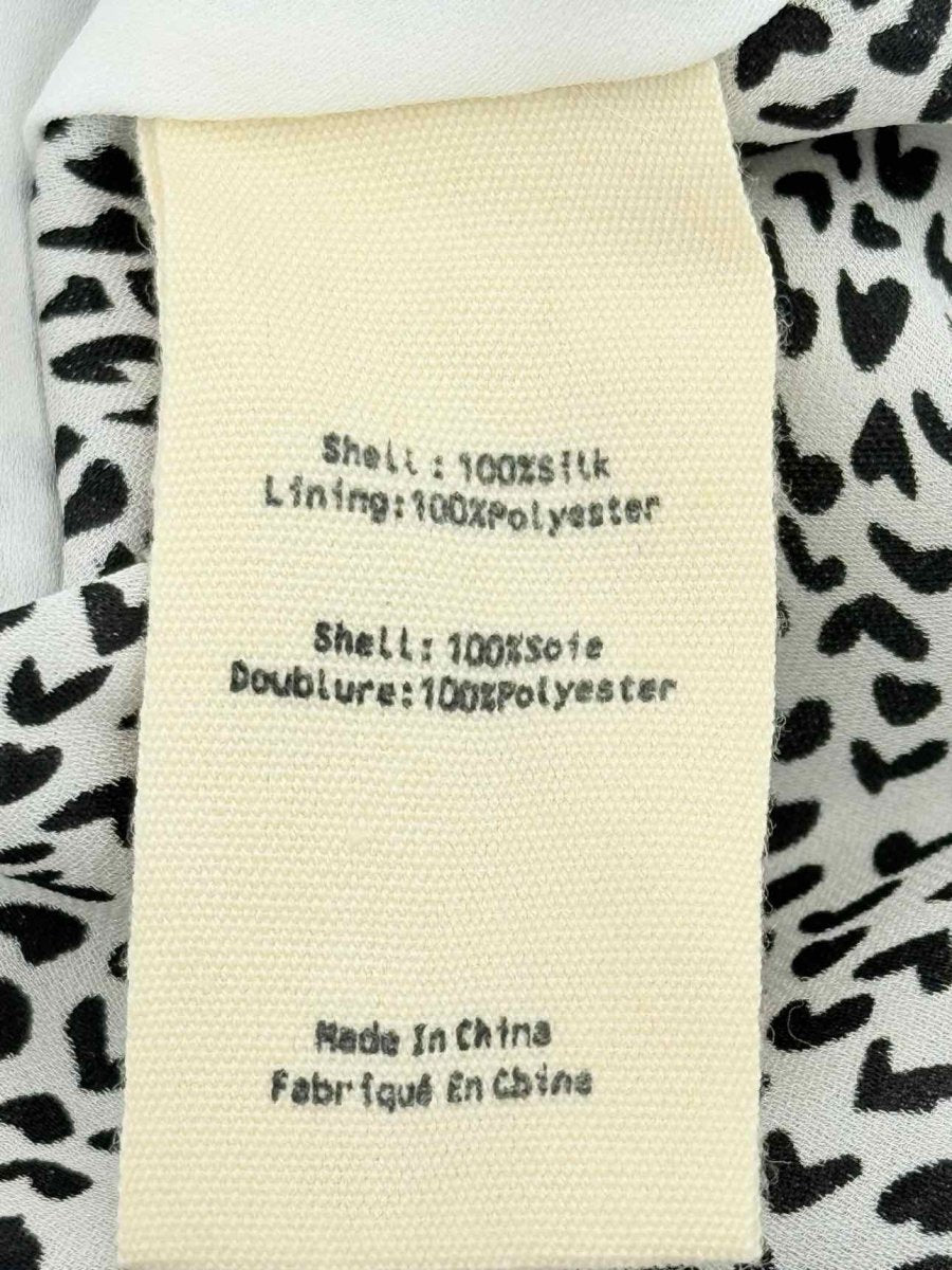 Pre - loved L'AGENCE White & Black Heart Print Size Large Camisole at Reems Closet