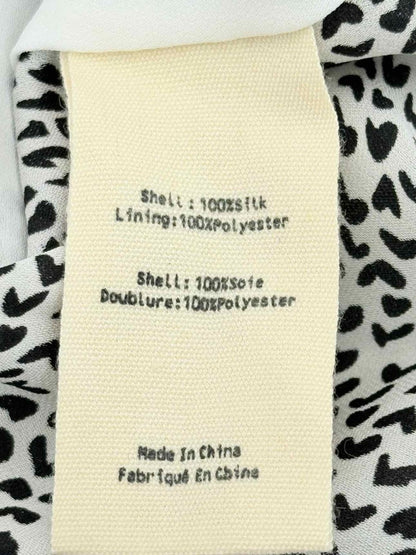 Pre - loved L'AGENCE White & Black Heart Print Size Large Camisole at Reems Closet