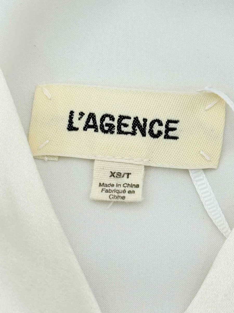 Pre - loved L'AGENCE White Size XSmall Top at Reems Closet