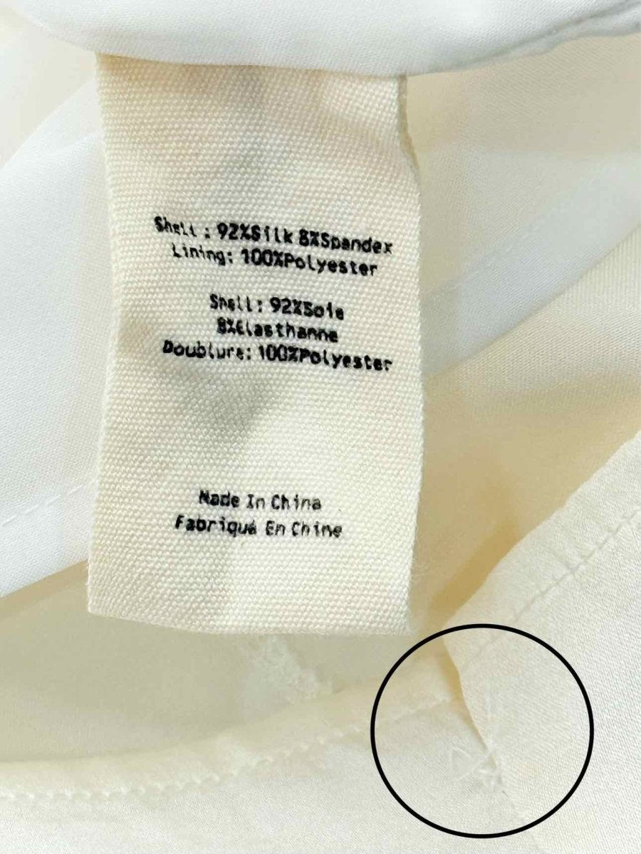 Pre - loved L'AGENCE White Size XSmall Top at Reems Closet