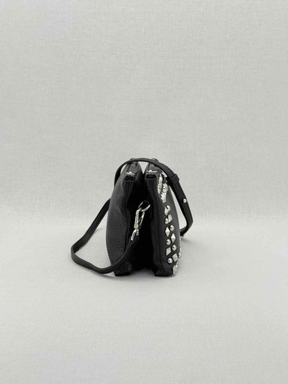 Pre - loved LAISA Black Studded Crossbody at Reems Closet
