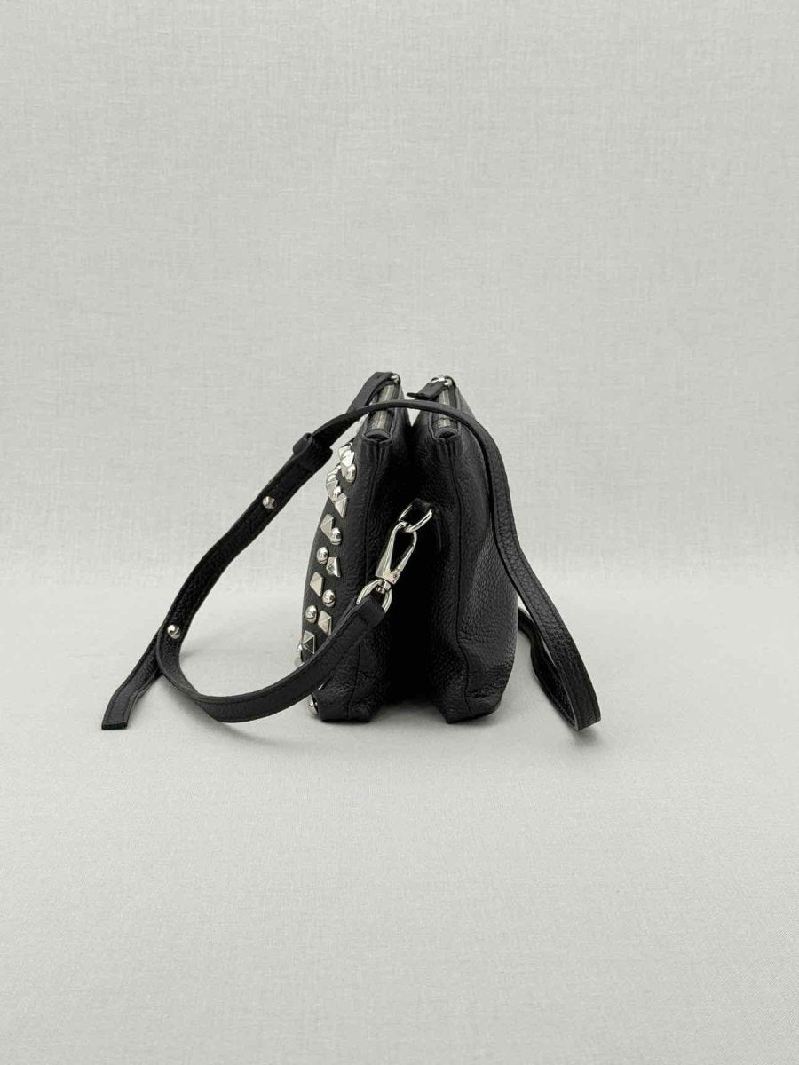 Pre - loved LAISA Black Studded Crossbody at Reems Closet
