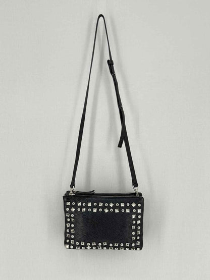 Pre - loved LAISA Black Studded Crossbody at Reems Closet