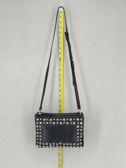 Pre - loved LAISA Black Studded Crossbody at Reems Closet