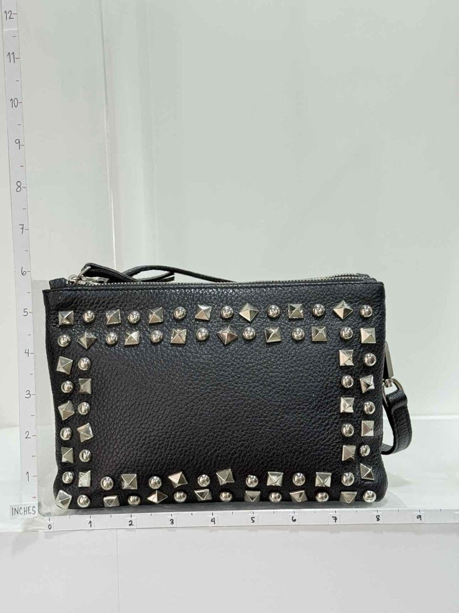 Pre - loved LAISA Black Studded Crossbody at Reems Closet