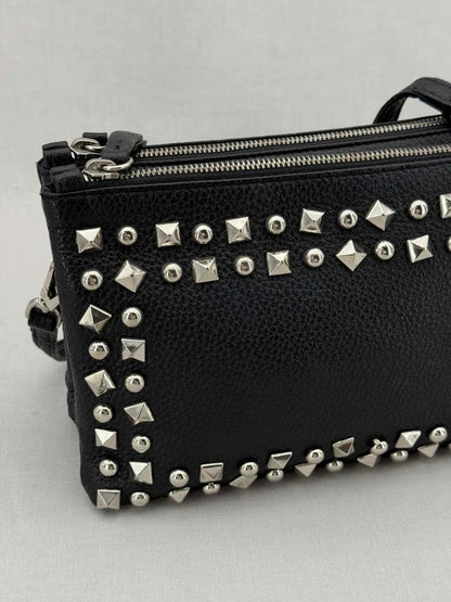 Pre - loved LAISA Black Studded Crossbody at Reems Closet