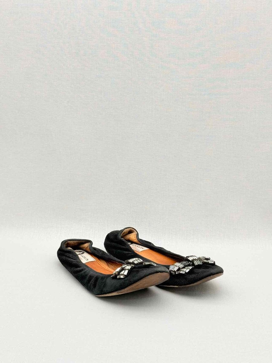 Pre - loved LANVIN Black Size EU 37 Ballet Flats at Reems Closet