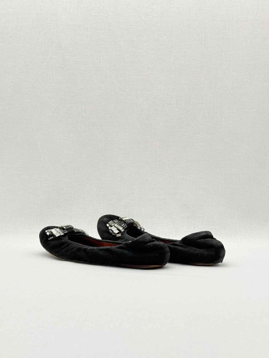 Pre - loved LANVIN Black Size EU 37 Ballet Flats at Reems Closet