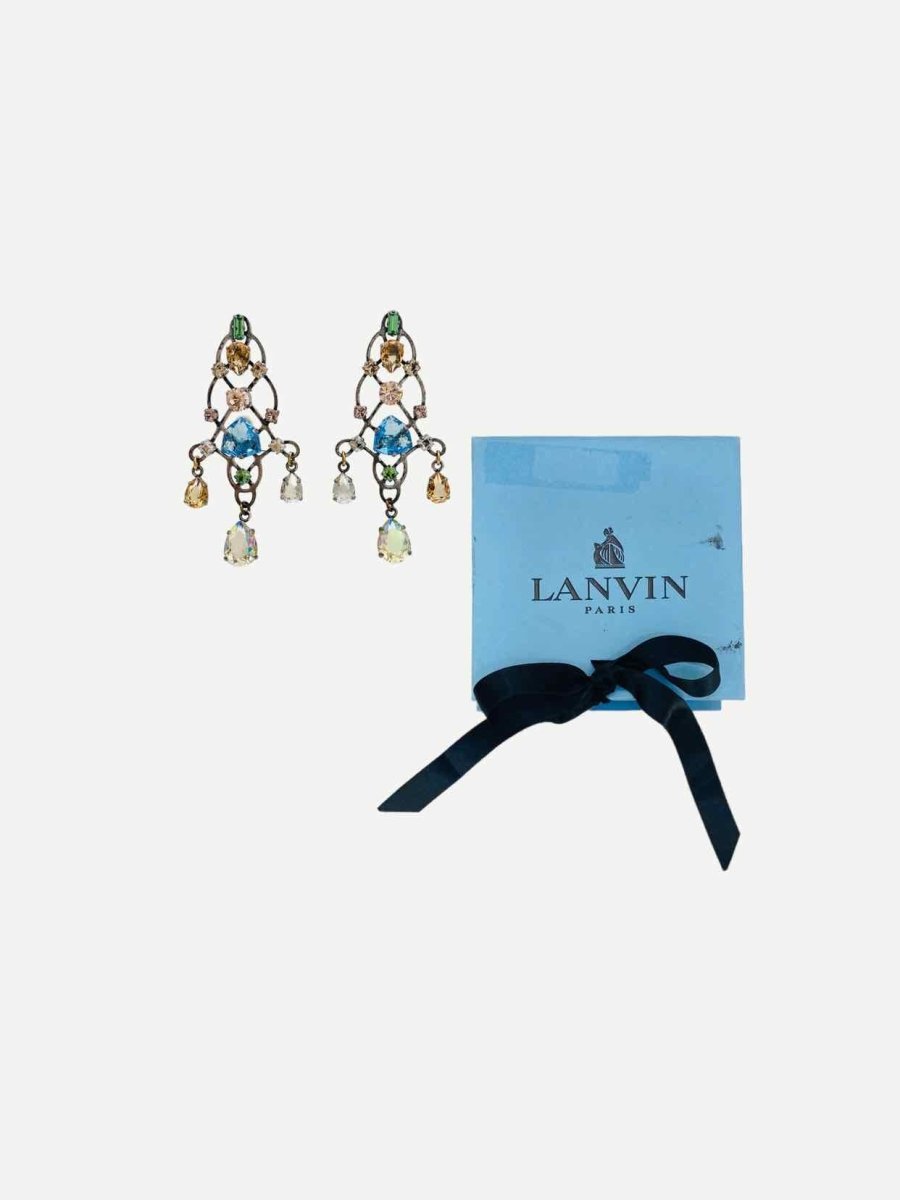 Pre - loved LANVIN Fashion Earrings at Reems Closet