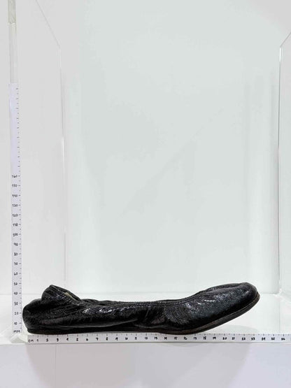 Pre-loved LANVIN Scrunch Black Size EU 38 Ballet Flats at Reems Closet