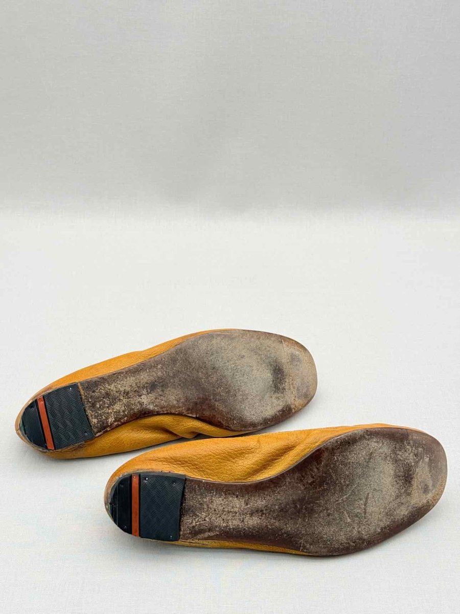 Pre-loved LANVIN Scrunch Tan Size EU 38 Ballet Flats at Reems Closet