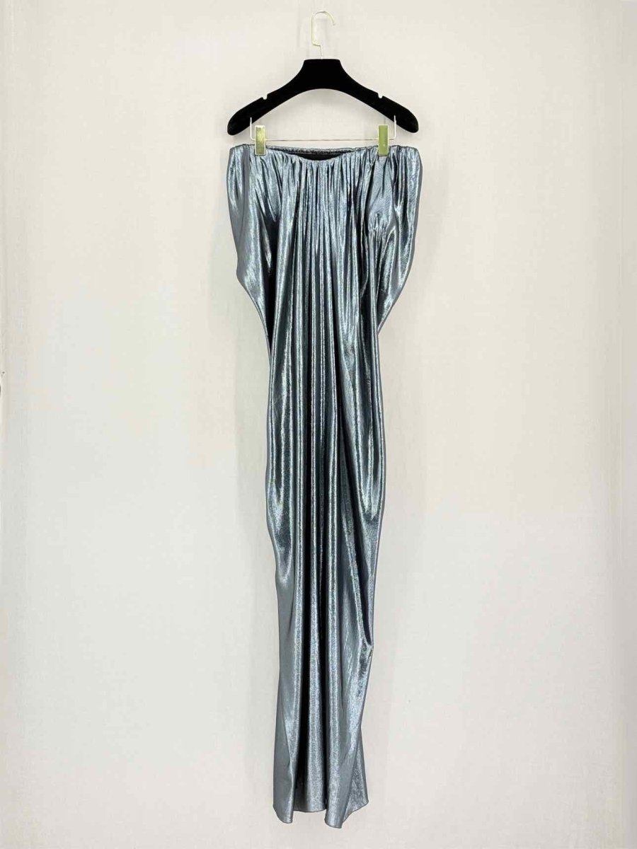 Pre-loved LANVIN Silver Size US 8 Long Dress at Reems Closet