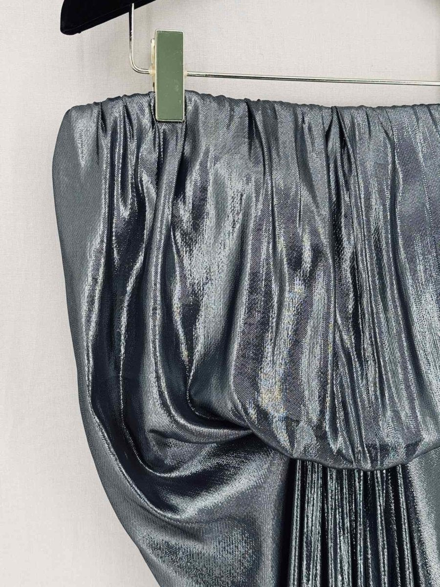 Pre-loved LANVIN Silver Size US 8 Long Dress at Reems Closet