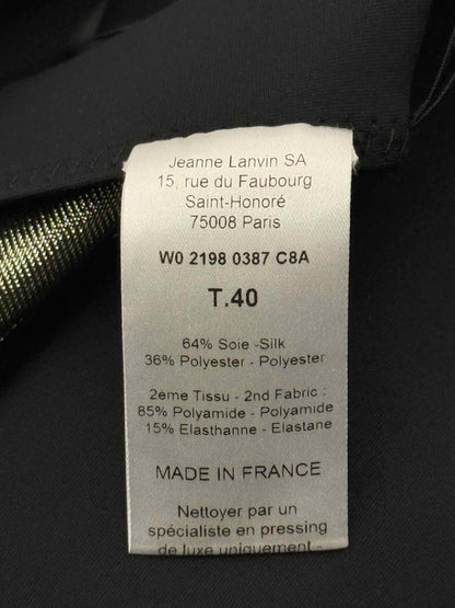 Pre-loved LANVIN Silver Size US 8 Long Dress at Reems Closet