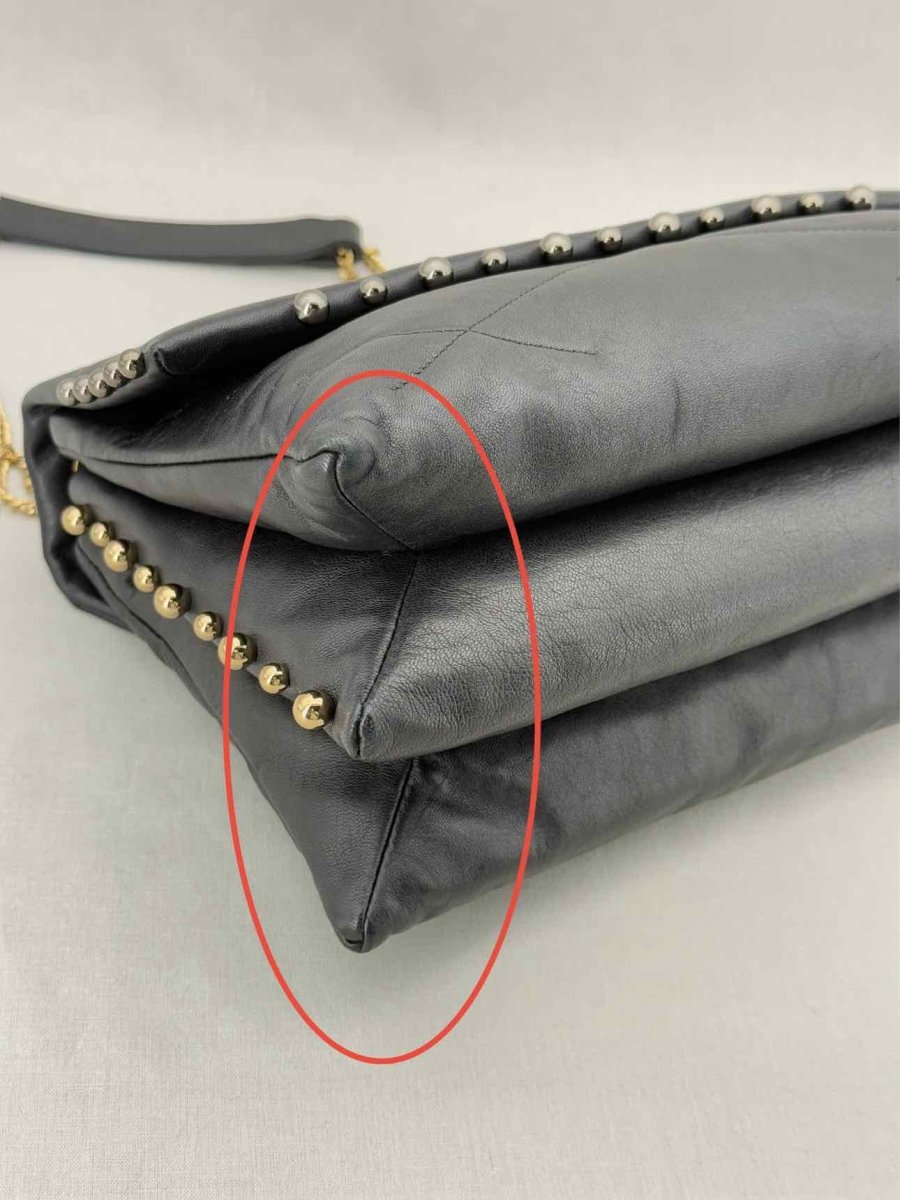 Pre - loved LANVIN Sugar Black Shoulder Bag at Reems Closet