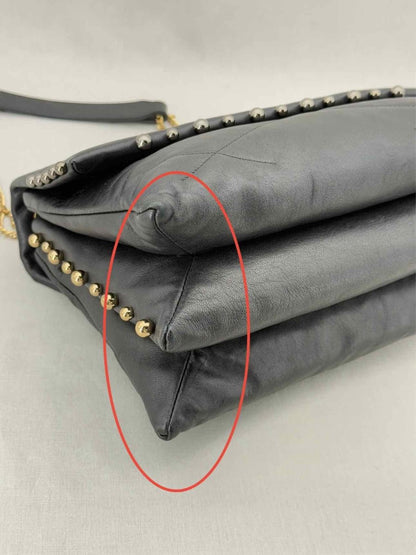 Pre - loved LANVIN Sugar Black Shoulder Bag at Reems Closet