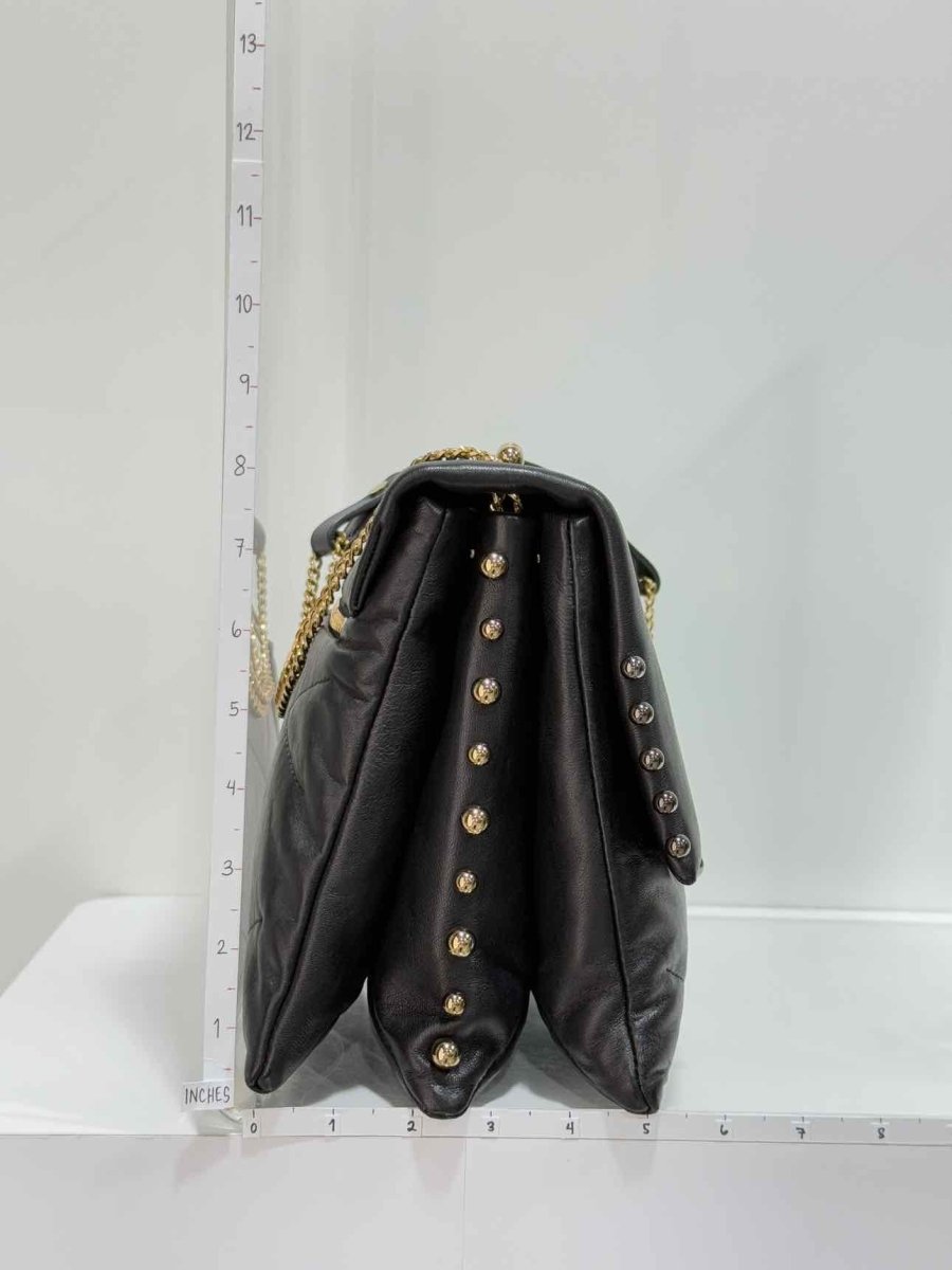 Pre - loved LANVIN Sugar Black Shoulder Bag at Reems Closet