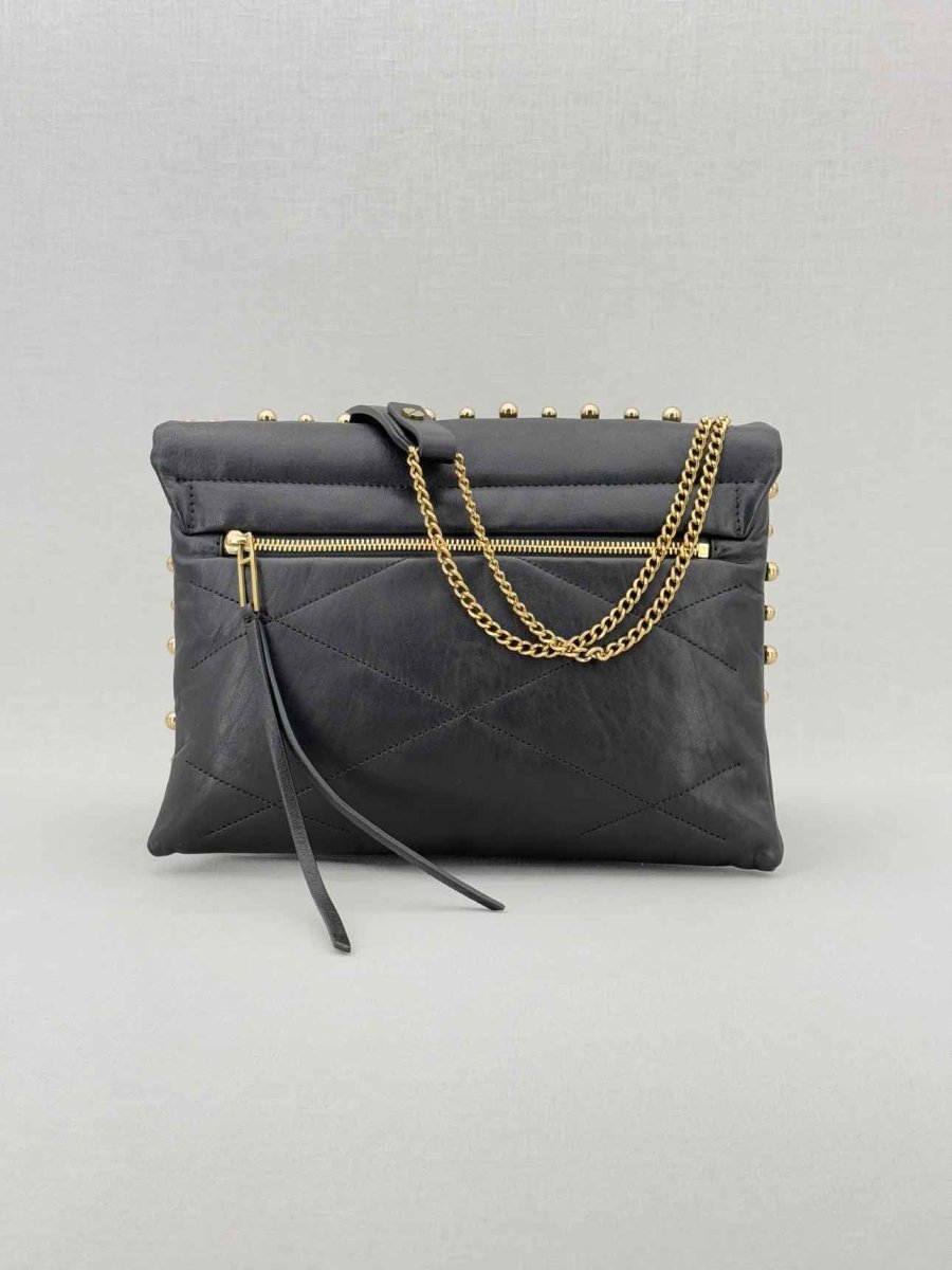 Pre - loved LANVIN Sugar Black Shoulder Bag at Reems Closet