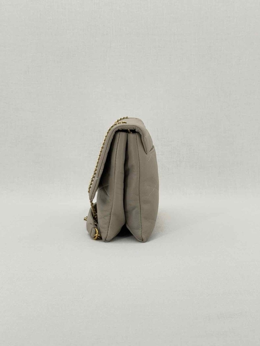 Pre - loved LANVIN Sugar Grey Crossbody at Reems Closet