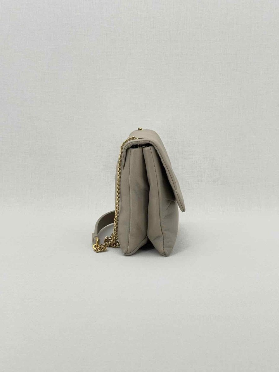 Pre - loved LANVIN Sugar Grey Crossbody at Reems Closet