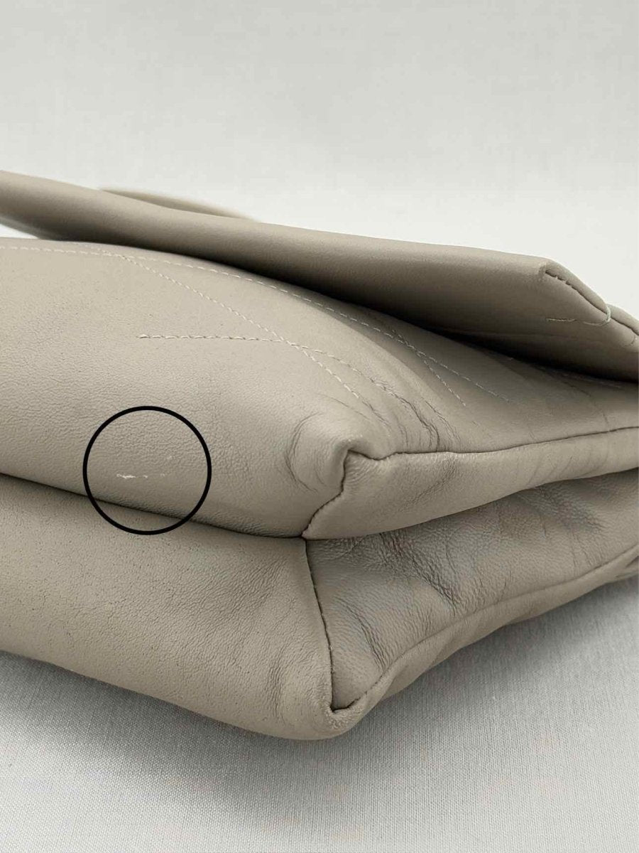 Pre - loved LANVIN Sugar Grey Crossbody at Reems Closet