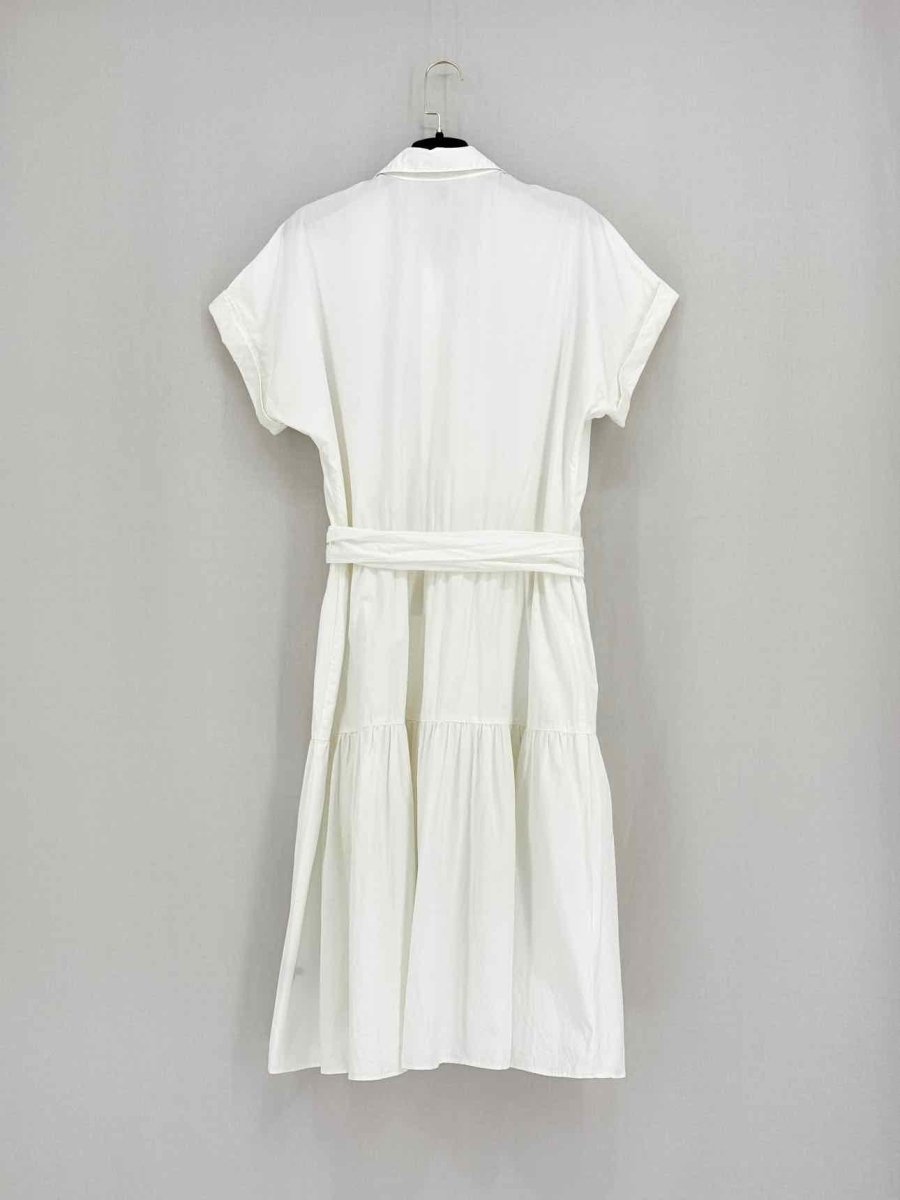 Pre - loved LAUREN BY RALPH LAUREN White Size US 8 Midi Dress at Reems Closet