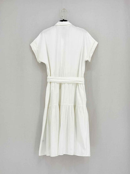 Pre - loved LAUREN BY RALPH LAUREN White Size US 8 Midi Dress at Reems Closet